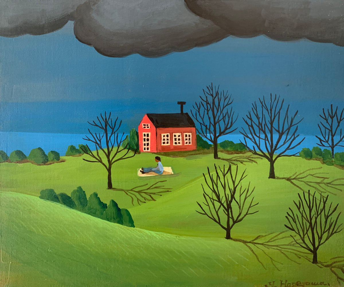 丘の上の赤い家"The red house on the hill" – Dohjidai Gallery