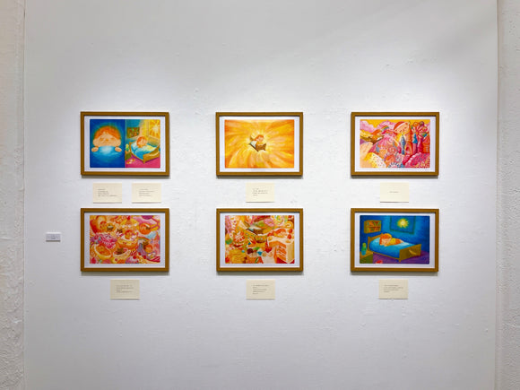 【Ms. Melissa】白石真凰 A flat work composed of multiple pages, in a picture-book format.