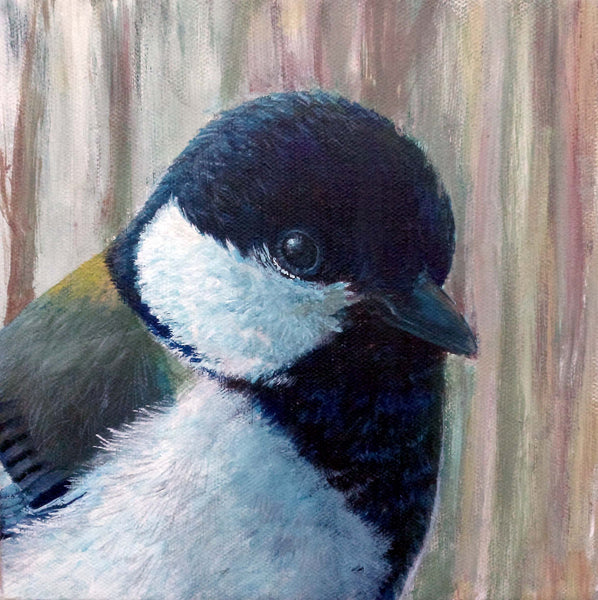 鳥の絵　絵画　YVES BEAUJARD 鳥の絵 絵画 YVES BEAUJARD