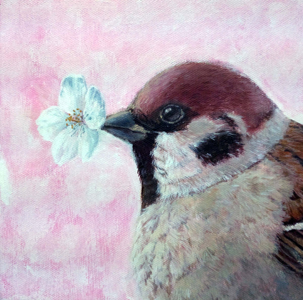 スズメ 楽天市場】HANSA 7019 スズメ10 全長：10cm TREE SPARROW BH7019